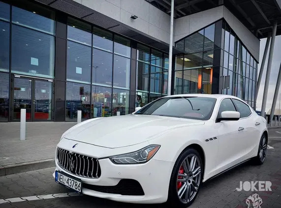 maserati warmińsko-mazurskie Maserati Ghibli cena 147600 przebieg: 64508, rok produkcji 2016 z Ełk